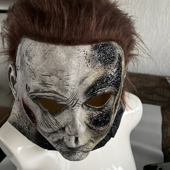 Michael Myers Mask Deluxe Adult Latex Halloween Horror Fancy Dress Killer Scary - Picture 7 of 7